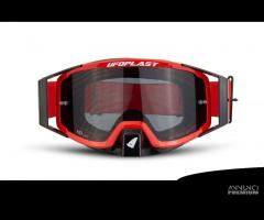 OCCHIALI MOTOCROSS WISE PRO ROSSO Lente Scura