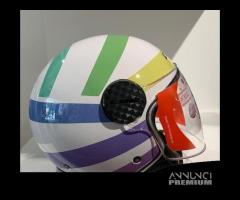 Casco LS2 OF558 SWIRL White RAINBOW