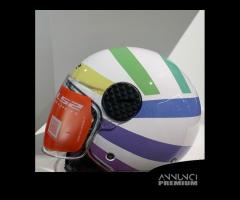 Casco LS2 OF558 SWIRL White RAINBOW