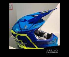 Casco JUST1 J39 POSEIDON FLUO YELLOW BLUE - 1