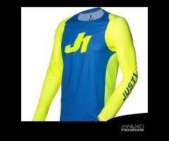 Maglia Moto Cross Enduro Just1 J-FLEX Aria Blu Gia - 1