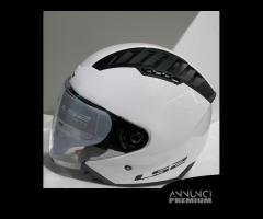 Casco jet ls2 of600 copter bianco