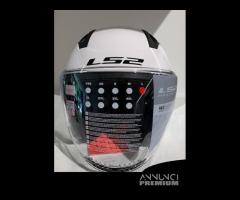 Casco jet ls2 of600 copter bianco