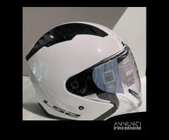 Casco jet ls2 of600 copter bianco