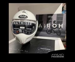 Casco Airoh Mathisse Color White Gloss