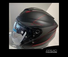 Casco jet HJC i30 SLIGHT Nero/Rosso