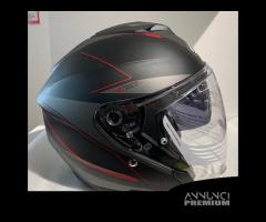 Casco jet HJC i30 SLIGHT Nero/Rosso