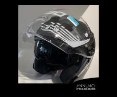 Casco jet HJC i30 SLIGHT Nero/Rosso