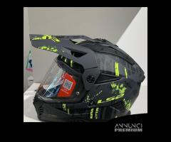 Casco LS2 MX702 Pioneer II CRAZY MATT Grey/Yellow