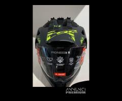 Casco LS2 MX702 Pioneer II CRAZY MATT Grey/Yellow