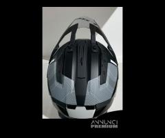 Casco LS2 MX702 Pioneer II HILL MATT Black/White