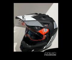 Casco LS2 MX702 Pioneer II HILL MATT Black/White