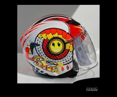 LS2 OF602 FUNNY Sluch Red/White CASCO JET BIMBO