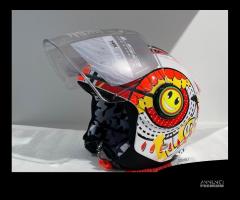 LS2 OF602 FUNNY Sluch Red/White CASCO JET BIMBO