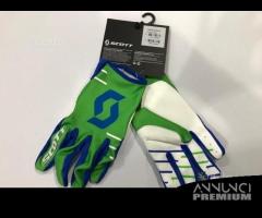 Guanto Cross Scott 350 DIRT White/Blu/Green