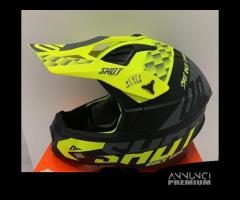 Casco SHOT Rush Neon YelloW/Gray Matt