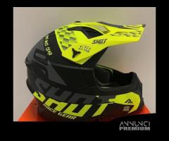 Casco SHOT Rush Neon YelloW/Gray Matt