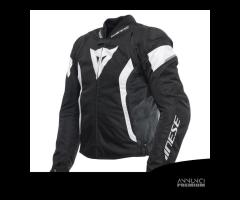 Giacca Dainese in tessuto AVRO 5 Nero/Bianco UOMO