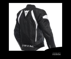 Giacca Dainese in tessuto AVRO 5 Nero/Bianco UOMO