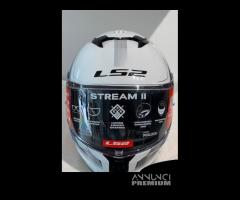 Casco LS2 FF808 STREAM II VINTAGE Bianco/Rosso/Blu