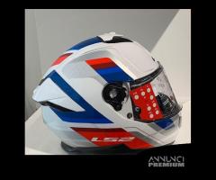 Casco LS2 FF808 STREAM II VINTAGE Bianco/Rosso/Blu