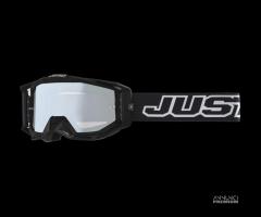 Maschera Cross/Enduro JUST1 Iris 2.0 Solid Black