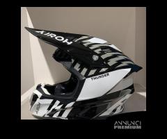 Casco AIROH TWIST 3 THUNDER Black/White Gloss