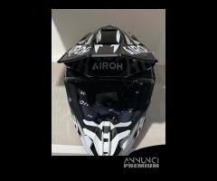 Casco AIROH TWIST 3 THUNDER Black/White Gloss