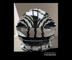 Casco AIROH TWIST 3 THUNDER Black/White Gloss