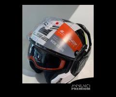 Casco modulare LS2 FF906 Advant Codex Bianco/Nero