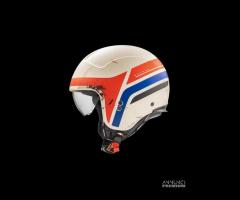 Casco jet Premier ROCKER ON 1 BM Bianco Sporco Ros