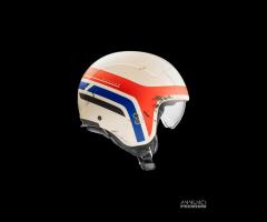 Casco jet Premier ROCKER ON 1 BM Bianco Sporco Ros