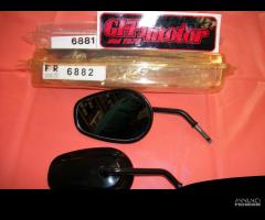 Coppia specchi neri harley davidson - 1