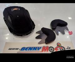 INTERNO E GUANCETTE  NERO TG. M 57 PER CASCO KV8/9