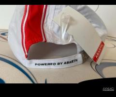 6002350108 Abarth Cappello Baseball Bianco Rosso N