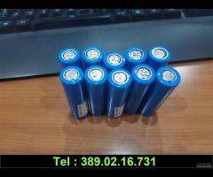 10  BATTERIE 18650 LITIO 2000mah 3,7v