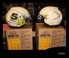 Casco demi jet Antera Helmets Luxe Gold o Green - 11