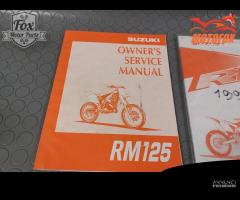 MANUALE USO E MANUTENZIONE SUZUKI RM 250 125 nuovo