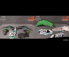 KIT PLASTICHE KAWASAKI KXF 2013/2016  GRAFICHE