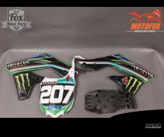 KIT PLASTICHE KAWASAKI KXF 2013/2016  GRAFICHE