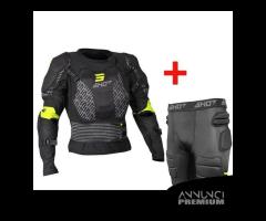 CORPETTO MOTO CROSS + PANTALONCINI PROTETTIVI SHOT