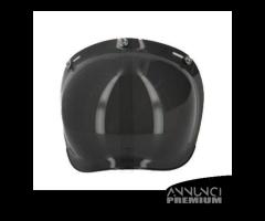 VISIERA BUBBLE BOLLA FUME SCURO CASCO 3 BOTTONI