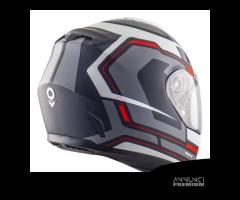 CASCO INTEGRALE MOTO NOS NS7F RED FIBRA DI VETRO