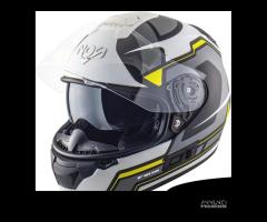 CASCO INTEGRALE NOS NS7F FIBRA VETRO +VISIERA ORO