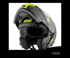 CASCO MODULARE GIVI X21 GIALLO DOPPIA VISIERA