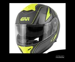 CASCO MODULARE GIVI X21 GIALLO DOPPIA VISIERA