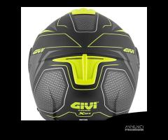 CASCO MODULARE GIVI X21 GIALLO DOPPIA VISIERA