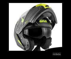 CASCO MODULARE GIVI X21 GIALLO DOPPIA VISIERA - 7