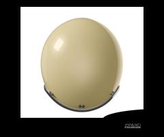 CASCO JET MOTO VINTAGE STORMER BEIGE + BUBBLE FUME