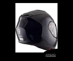 CASCO INTEGRALE NOS NERO FIBRA VETRO + VISIERA ORO